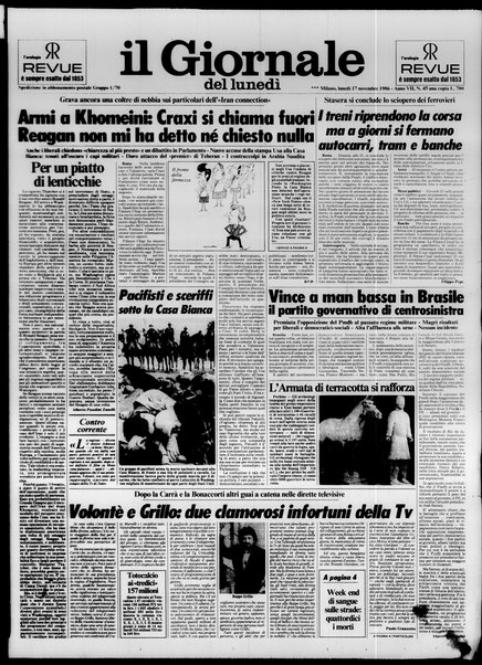 Il giornale del lunedi